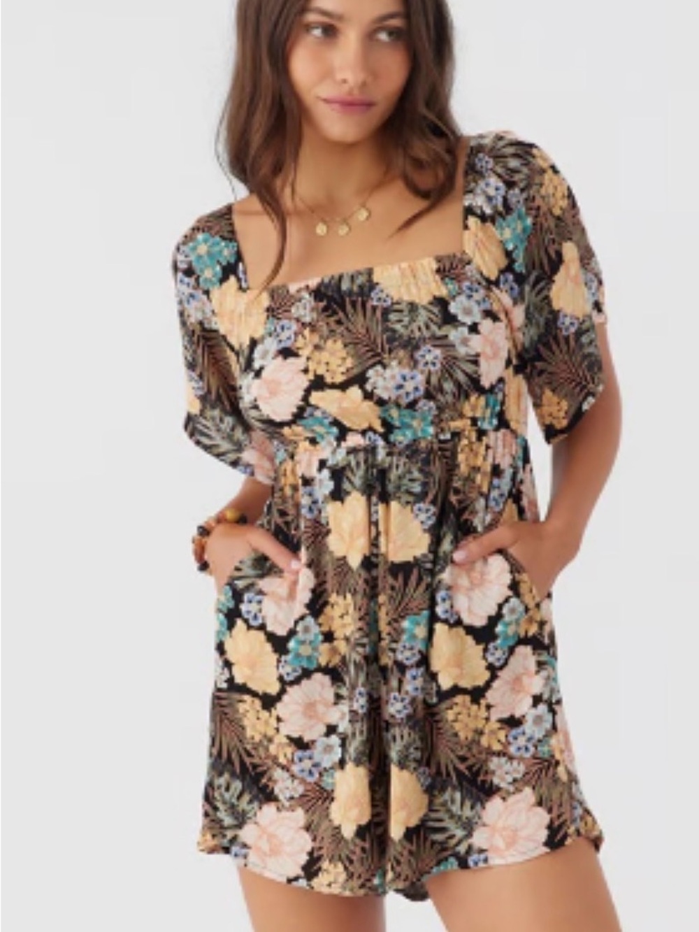 O’Neill floral romper size S